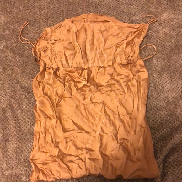 Aritzia wilfred size S ruched slip dress - Picture 4 of 7